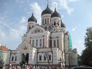 la cattedrale ortodossa di Alexander Nevsky a Tallinn